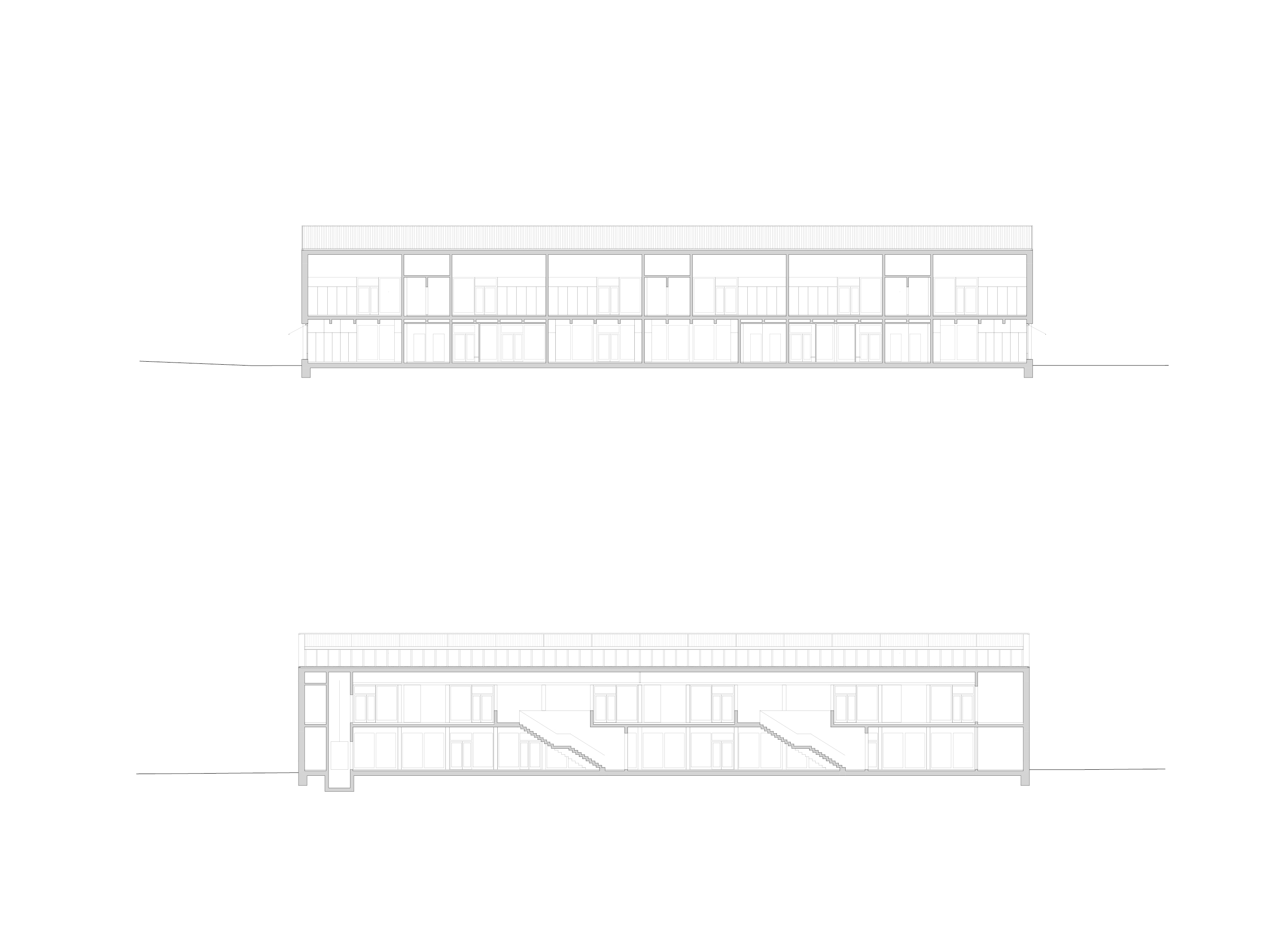 Längsschnitt Neubau